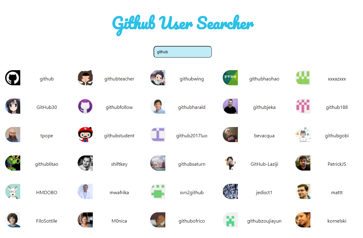 git-user-searcher